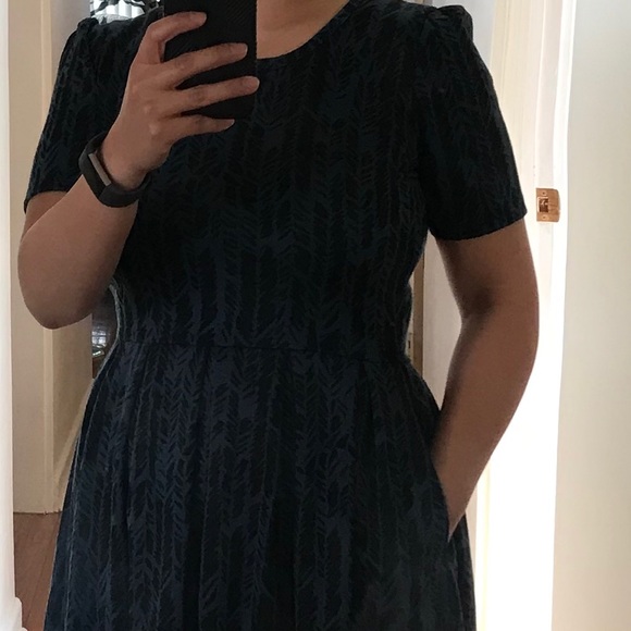 Lularoe Amelia Dress Beautiful Jacquard Fabric NWT - Picture 7 of 7